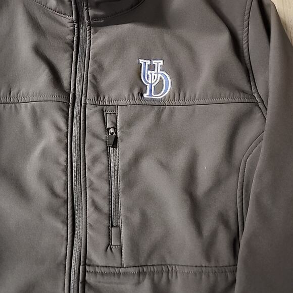 University of Delaware Colosseum Jacket Mens Large Dark Grey Full Zip Jacket - Picture 3 of 4